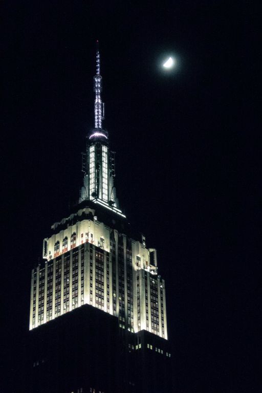 ホテルからエンパイア・ステート・ビル。ニューヨーク最終夜。
